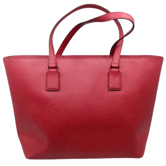 KATE SPADE~Cameron Street Harmony~RED SAFFIANO LEATHER LARGE CARRYALL TOTE BAG - Picture 4 of 6